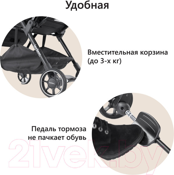 Изображение товара Детская прогулочная коляска Leclerc Magic Fold Plus / LEC25972 (синий)