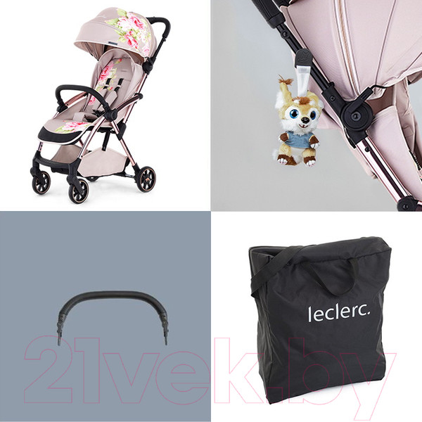 Изображение товара Детская прогулочная коляска Leclerc Baby By Monnalisa / MON28427 (Birch)