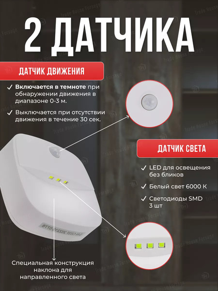 Изображение товара Ночник ForceKraft FK-DEB3145(54722)
