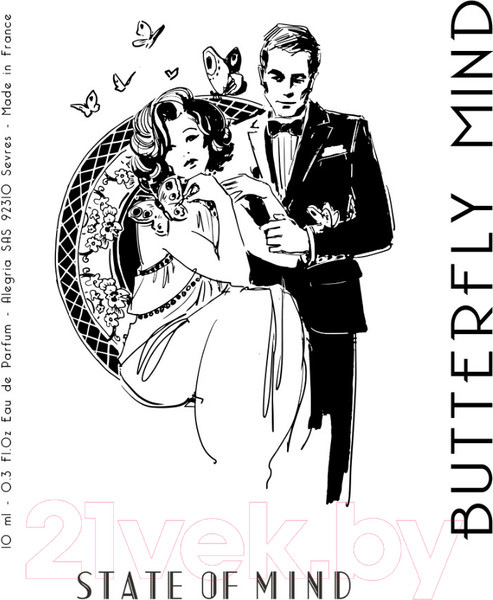 Изображение товара Парфюмерная вода State of Mind Butterfly Mind (10мл)