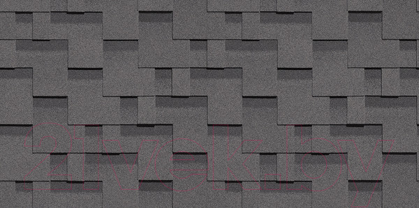 Изображение товара Черепица Docke Pie Standard Тетрис Серый (упаковка)