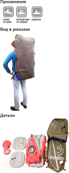 Изображение товара Байдарка Stream Хатанга-1 Travel / Kh1Tr (3.7м)