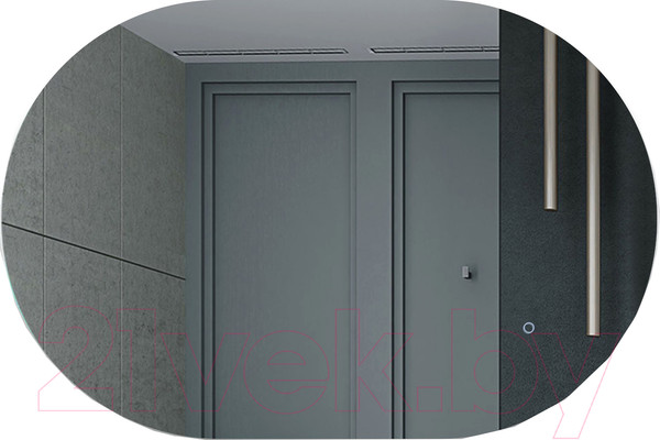 Изображение товара Зеркало Алмаз-Люкс Seoul 10070s-6 (100x70см, с подсветкой и сенсорной кнопкой)