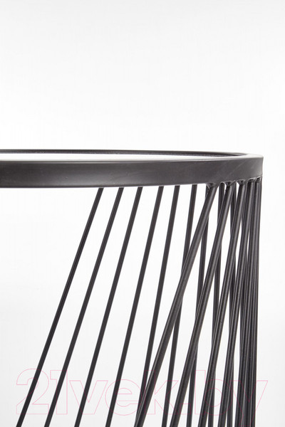 Изображение товара Комплект журнальных столиков Halmar Antilla / V-CH-ANTILLA-LAW (дымчатый/черный)