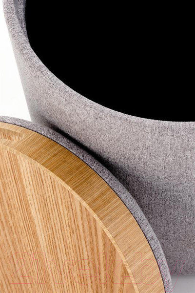 Изображение товара Комплект мягкой мебели Halmar Aviko / V-Ch-Aviko-Pufa (светло-серый/натуральный)