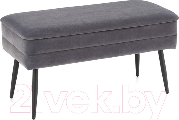 Изображение товара Банкетка Halmar Velva / V-Ch-Velva-Popiel/Czarny (серый/черный)