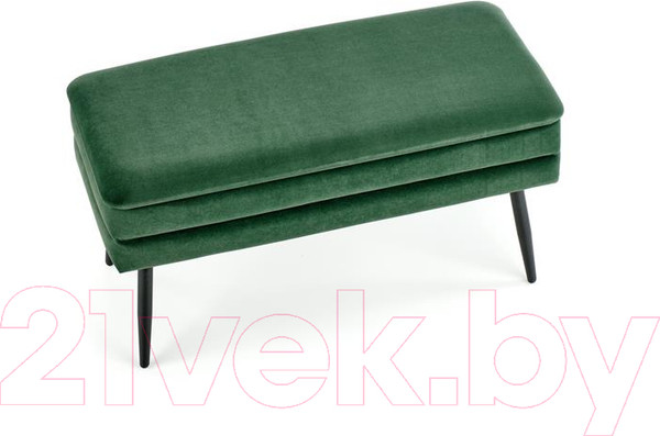 Изображение товара Банкетка Halmar Velva / V-Ch-Velva-C.Zielony/Czarny (темно-зеленый/черный)