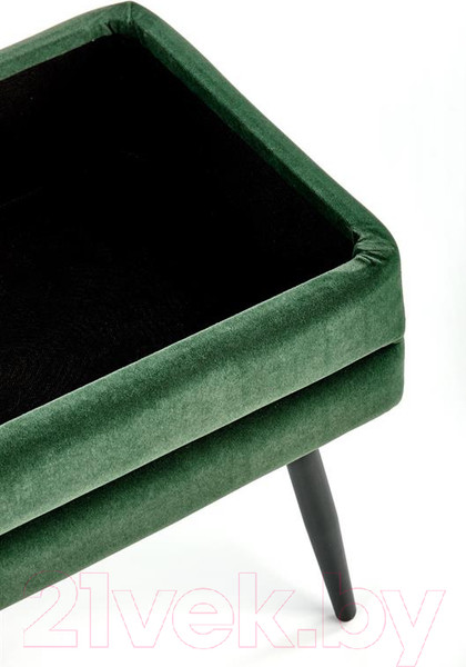 Изображение товара Банкетка Halmar Velva / V-Ch-Velva-C.Zielony/Czarny (темно-зеленый/черный)