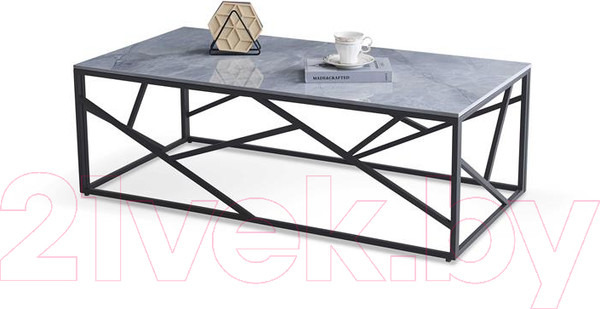 Изображение товара Журнальный столик Halmar Universe 2 / V-Ch-Universe_2-Law (серый мрамор/черный)