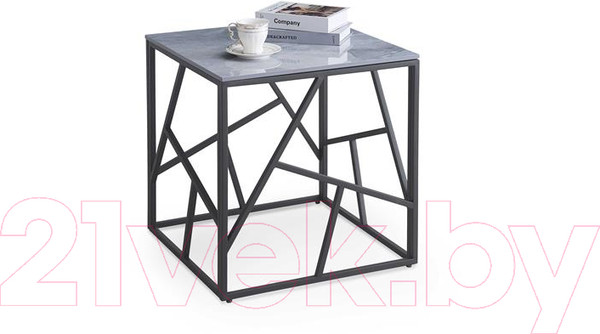 Изображение товара Журнальный столик Halmar Universe Kwadrat / V-Ch-Universe_Kwadrat-Law-Zloty (дымчатый/золото)