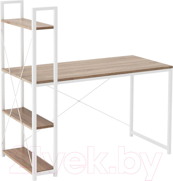 Изображение товара Письменный стол Halmar Narvik B1 (белый/дуб сонома)