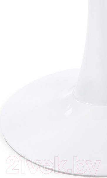 Изображение товара Обеденный стол Halmar Denver 80x73 (белый мрамор/белый)