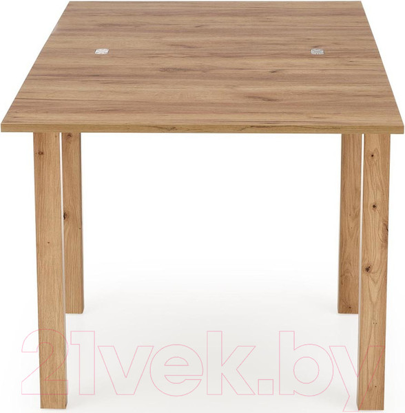 Изображение товара Обеденный стол Halmar Gracjan раскладной 80-160x80x76 (дуб крафт)