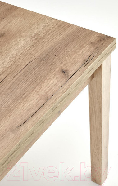 Изображение товара Обеденный стол Halmar Gracjan раскладной 80-160x80x76 (дуб крафт)