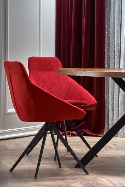 Изображение товара Обеденный стол Halmar Locarno 170x90x75 (ореховый/черный)