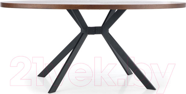 Изображение товара Обеденный стол Halmar Locarno 170x90x75 (ореховый/черный)