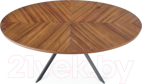 Изображение товара Обеденный стол Halmar Locarno 170x90x75 (ореховый/черный)