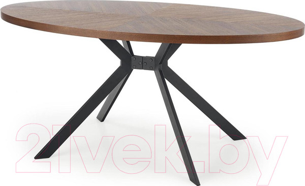 Изображение товара Обеденный стол Halmar Locarno 170x90x75 (ореховый/черный)