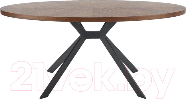Изображение товара Обеденный стол Halmar Locarno 170x90x75 (ореховый/черный)