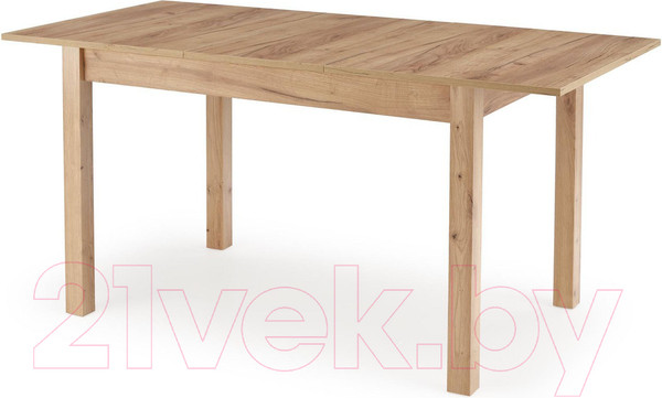 Изображение товара Обеденный стол Halmar Maurycy раскладной 118-158x75x76 (дуб крафт)