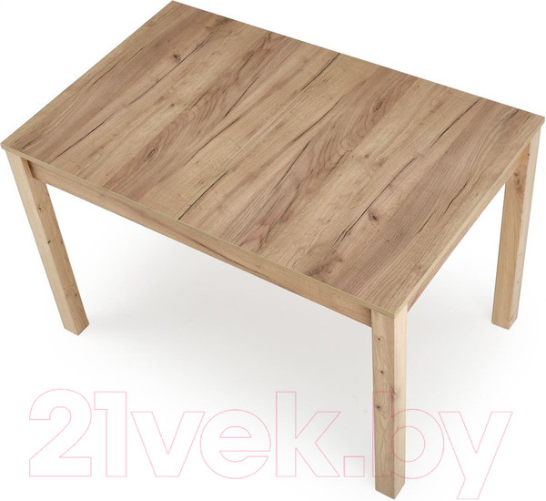 Изображение товара Обеденный стол Halmar Maurycy раскладной 118-158x75x76 (дуб крафт)
