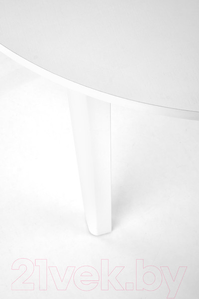 Изображение товара Обеденный стол Halmar Ringo раскладной 102-142x102x76 (белый/белый)