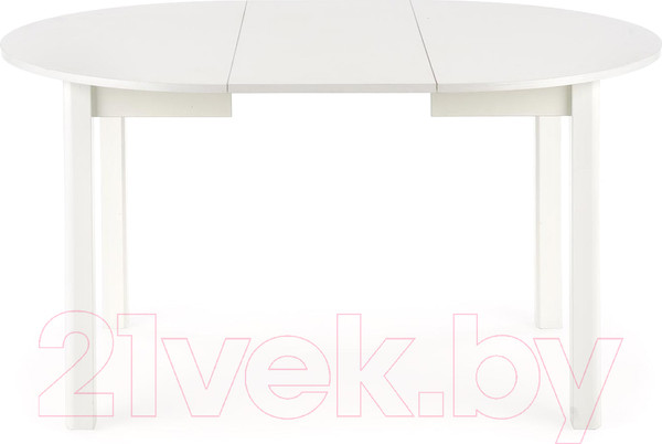 Изображение товара Обеденный стол Halmar Ringo раскладной 102-142x102x76 (белый/белый)