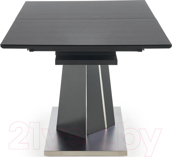 Изображение товара Обеденный стол Halmar Salvador раскладной 160-200x90x77 (темно-серый)