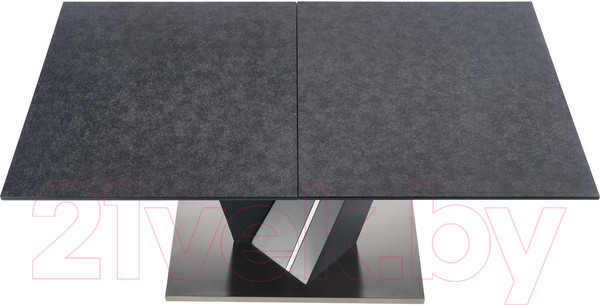 Изображение товара Обеденный стол Halmar Salvador раскладной 160-200x90x77 (темно-серый)