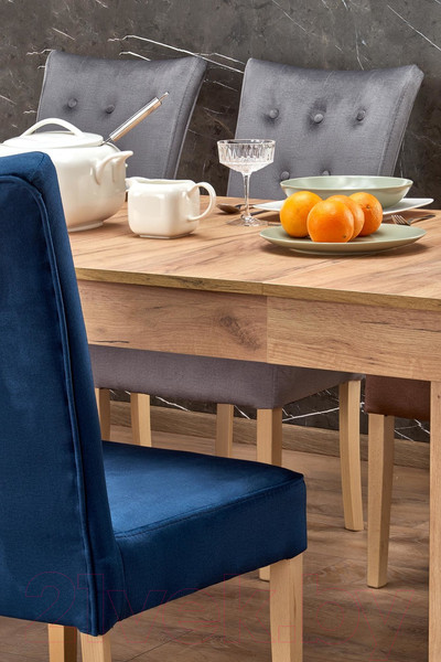 Изображение товара Обеденный стол Halmar Seweryn раскладной 160-300x90x76 (дуб крафт)