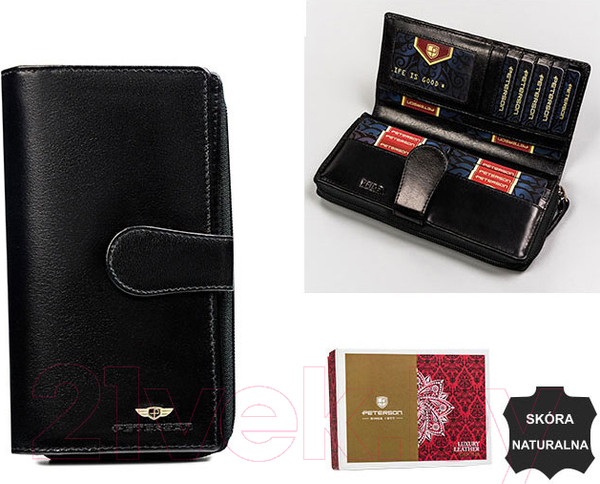 Изображение товара Портмоне Peterson PTN 2519-BO-6723 (черный)