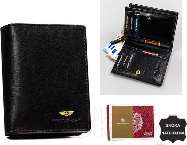 Изображение товара Портмоне Peterson PTN 2549-BO-1840 (черный)