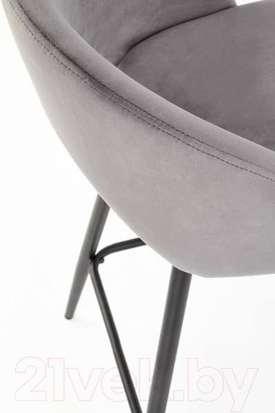 Изображение товара Стул барный Halmar H96 (серый/черный)