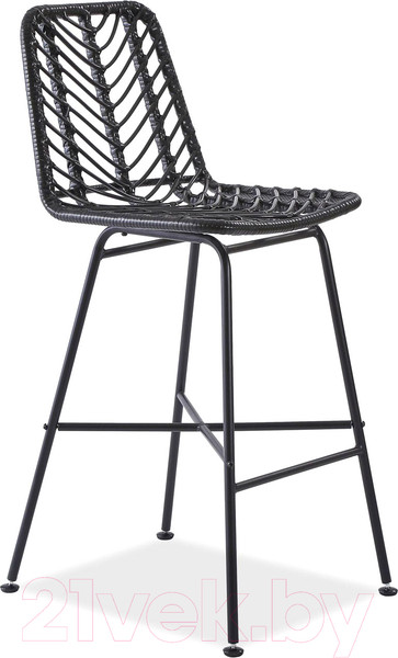 Изображение товара Стул барный Halmar H97 (черный/черный)
