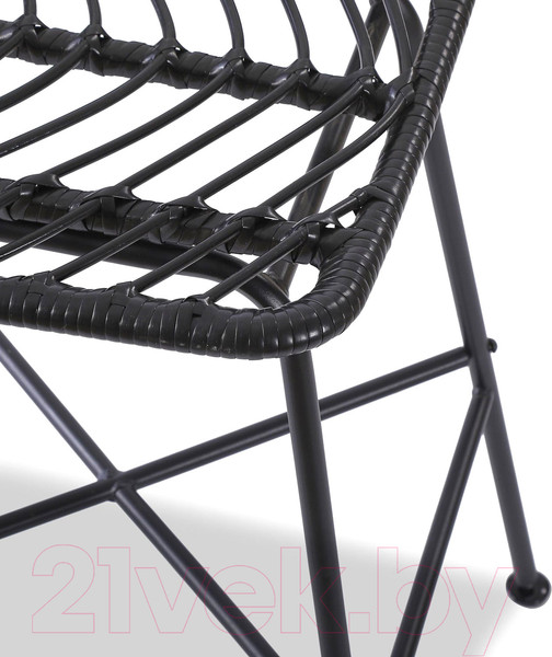 Изображение товара Стул барный Halmar H97 (черный/черный)