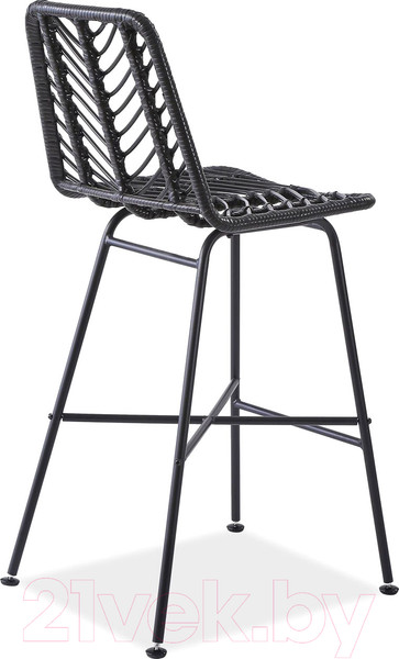 Изображение товара Стул барный Halmar H97 (черный/черный)