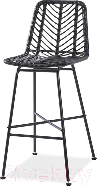 Изображение товара Стул барный Halmar H97 (черный/черный)