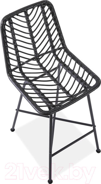 Изображение товара Стул барный Halmar H97 (черный/черный)