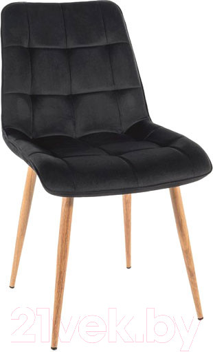 Изображение товара Стул Signal Chic D Velvet (Bluvel 19, черный/дуб)