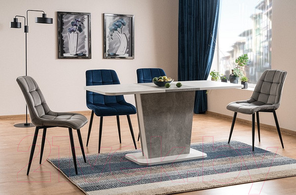 Изображение товара Стул Signal Chic Velvet (Bluvel 86, синий/черный)