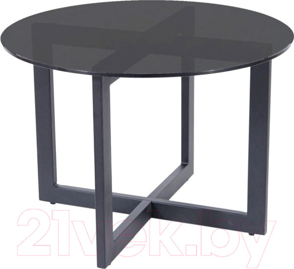 Изображение товара Журнальный столик Signal Almeria B (дымчатый/черный матовый)