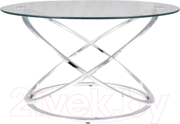 Изображение товара Журнальный столик Signal Eos B (прозрачный/хром)