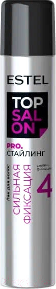 Изображение товара Лак для укладки волос Estel Top Salon Pro Стайлинг сильная фиксация (400мл)