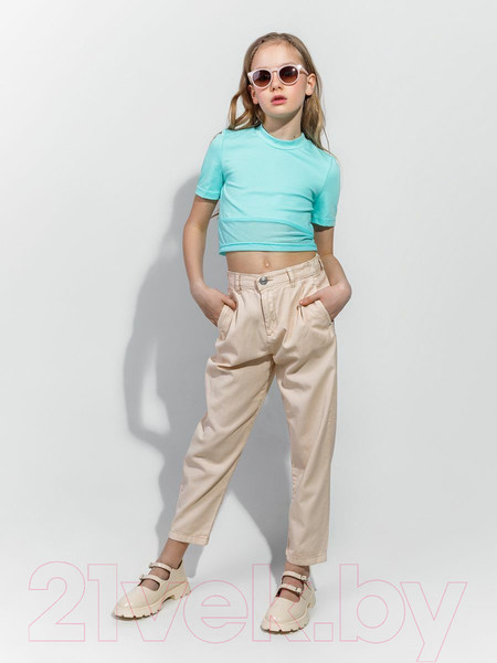 Изображение товара Футболка детская Amarobaby Best / AB-OD22-B2701/18-140 (бирюзовый, р.134)