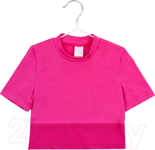 Изображение товара Футболка детская Amarobaby Best / AB-OD22-B2701/06-128 (розовый, р.128)