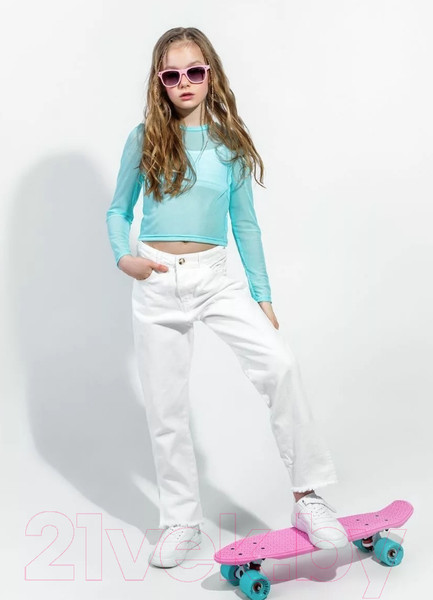 Изображение товара Водолазка детская Amarobaby Young / AB-OD22-Y2702/18-128 (бирюзовый, р.128)