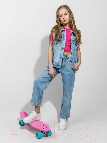 Изображение товара Футболка детская Amarobaby Best / AB-OD22-B2701/06-146 (розовый, р.146)