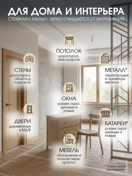 Изображение товара Эмаль Palizh Глянцевая (2.5кг, оксид красный)