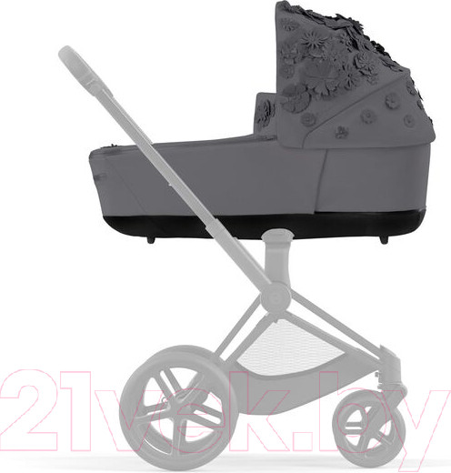 Изображение товара Люлька-модуль для коляски Cybex Priam III FE Simply (Flowers Grey)