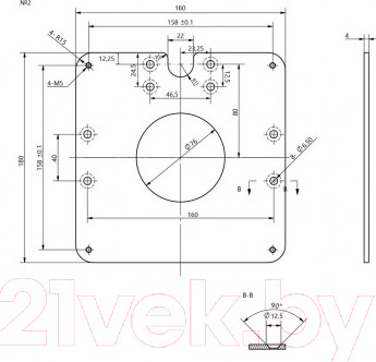 Изображение товара Стол фрезерный БЕЛМАШ RT650L / S257A